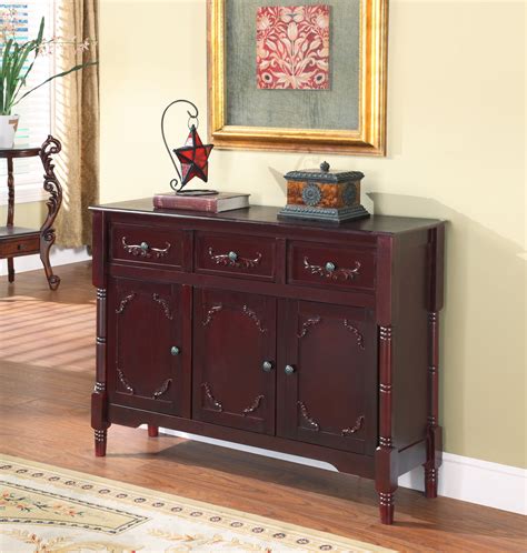 Show off the chinaware you are most proud of with the windowpane-inspired glass doors. . Walmart buffet table